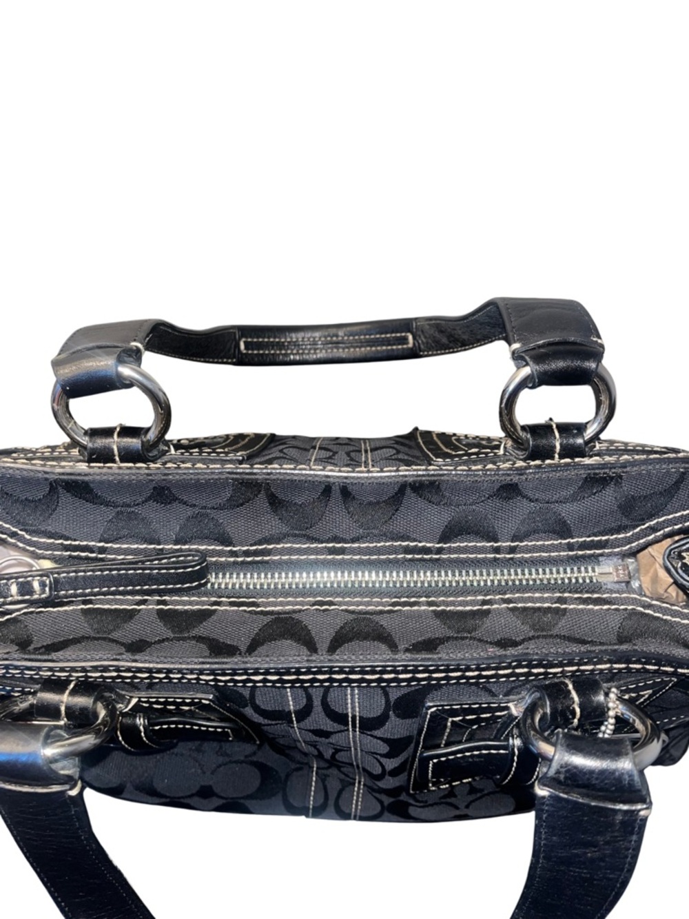 Coach Signature Soho Satchel Shoulder Bag - Picture 4 of 10